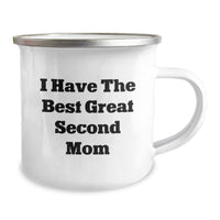 Load image into Gallery viewer, Funny Second Mom Gifts from Men to Second Mom on Birthday, I Have The Best Great Second Mom Camping Mug for Second Mom - Image 2
