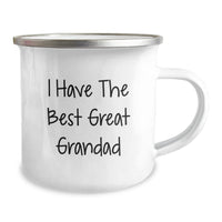 Load image into Gallery viewer, Funny Grandad Gifts, I Have The Best Great Grandad, Camping Mug for Men, Unique Graduation Gifts from Family to Grandad - Image 2
