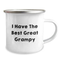 Load image into Gallery viewer, Funny Grampy Gifts from Men, Unique Camping Mugs for Grampy&#39;s Graduation, &#39;I Have The Best&#39; Printed Stainless Steel Mug - Image 2
