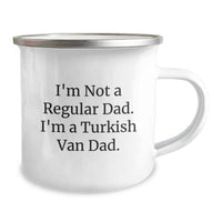 Load image into Gallery viewer, Funny Turkish Van Cat Dad Gifts from Men - Birthday Unique Gifts for Turkish Van Cat Lover - Turkish Van Cat Camping Mug - Image 2