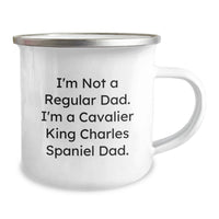 Load image into Gallery viewer, Funny Cavalier King Charles Spaniel Dog Gifts for Men Birthday Unique Presents from Dad to Cavalier King Charles Spaniel Dog Lover - Camping Mug - Image 2