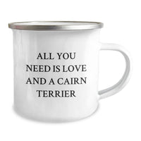 Load image into Gallery viewer, Funny Cairn Terrier Dog Camping Mug Christmas Unique Gifts from Men to Friends - Image 2
