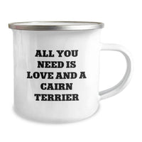 Load image into Gallery viewer, Funny Cairn Terrier Dog Camping Mug Gifts from Men to Friends for Christmas Unique - Image 2
