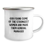 Load image into Gallery viewer, Funny Gifts from Women to General Manager, Unique Graduation Gifts for Men, Camping Mug with General Manager Quote - Image 2