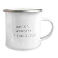 Load image into Gallery viewer, World&#39;s Greatest Chiropractor Funny Camping Mug Gifts for Chiropractor Friends from Family - Image 2

