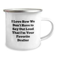 Load image into Gallery viewer, Funny Drafter Gifts from Family, &#39;I Love How We Don&#39;t Have To Say Out Loud That I&#39;m Your Favorite Drafter&#39; Graduation Unique Gifts for Men, Women, Friends, Coworkers, Family - Image 2

