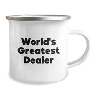 Load image into Gallery viewer, Funny World&#39;s Greatest Dealer Gifts from Men to Dealers - Christmas Unique Dealer Mug Camping Gifts - Image 2
