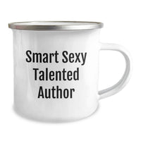 Load image into Gallery viewer, Funny Author Gifts, Birthday Unique Mugs for Smart Sexy Talented Author, Camping Mug Quote 'I'm Not Lazy I'm Just on Author Time' Gifts from Friends to Author - Image 2