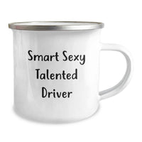 Load image into Gallery viewer, Funny Driver Gifts, Unique Camping Mugs for Men Women Friends, 'Smart Sexy Talented Driver' Quote, Christmas Unique Gifts from Family, Friends, Coworkers for Driver - Image 2