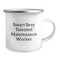 Load image into Gallery viewer, Maintenance Worker Fun Mugs for Smart Sexy Talented Maintenance Worker Graduation Unique Gifts from Family to Maintenance Worker - Image 2