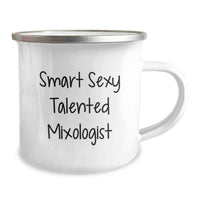 Load image into Gallery viewer, Funny Mixologist Gifts for Him, Unique Graduation Unique Gifts from Friends to Smart Sexy Talented Mixologist, Stainless Steel Camping Mug - Image 2