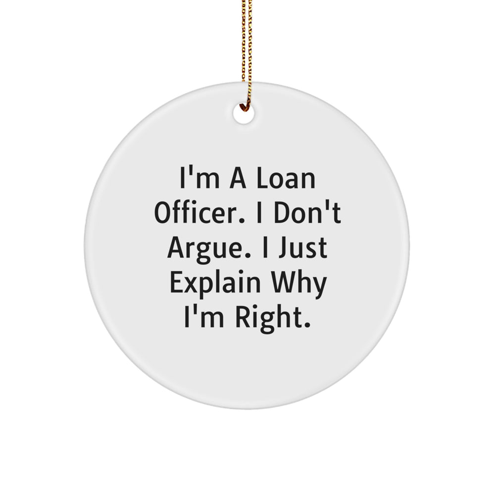 Funny Loan Officer Gifts for Men from Friends - I'm a Loan Officer Christmas Unique Gifts - Image 1