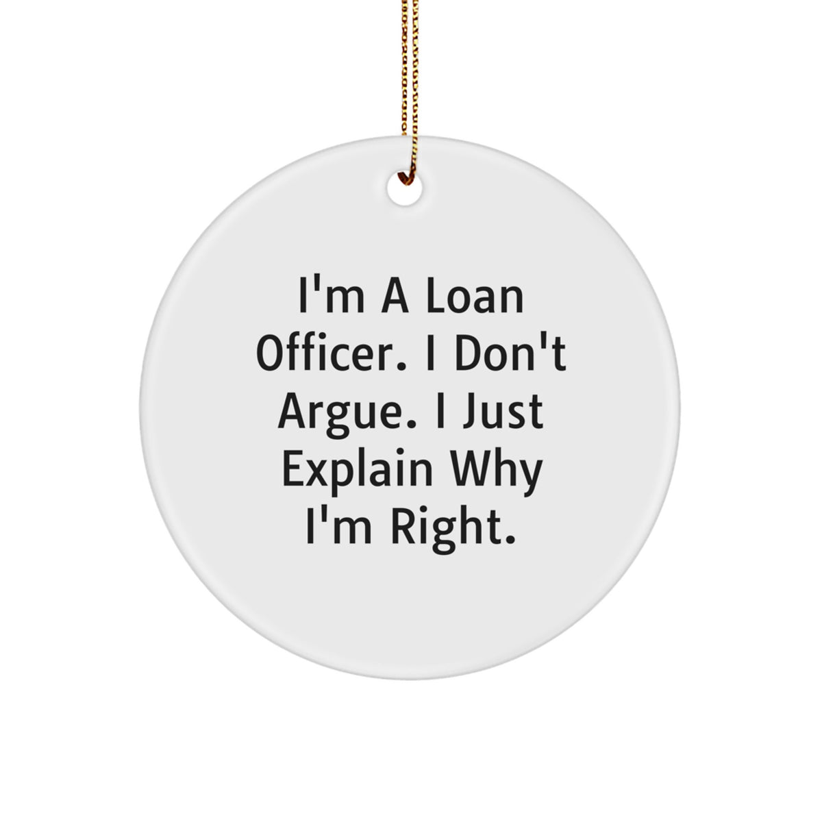 Funny Loan Officer Gifts for Men from Friends - I'm a Loan Officer Christmas Unique Gifts - Image 1