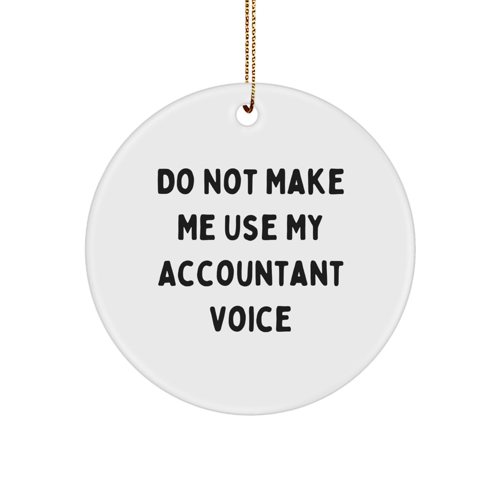Funny Accountant Gifts from Friends - Christmas Unique Ornaments for Men and Women - Image 1