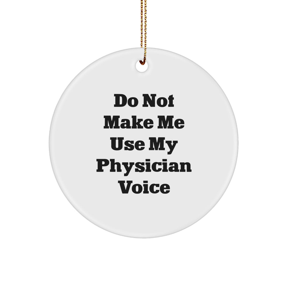 Funny Physician Christmas Ornaments Gifts from Men to Friends, Funny Physician Christmas Unique Gift for Men, Women, Family, Coworkers, Unique Christmas Unique Gifts Ideas - Image 1