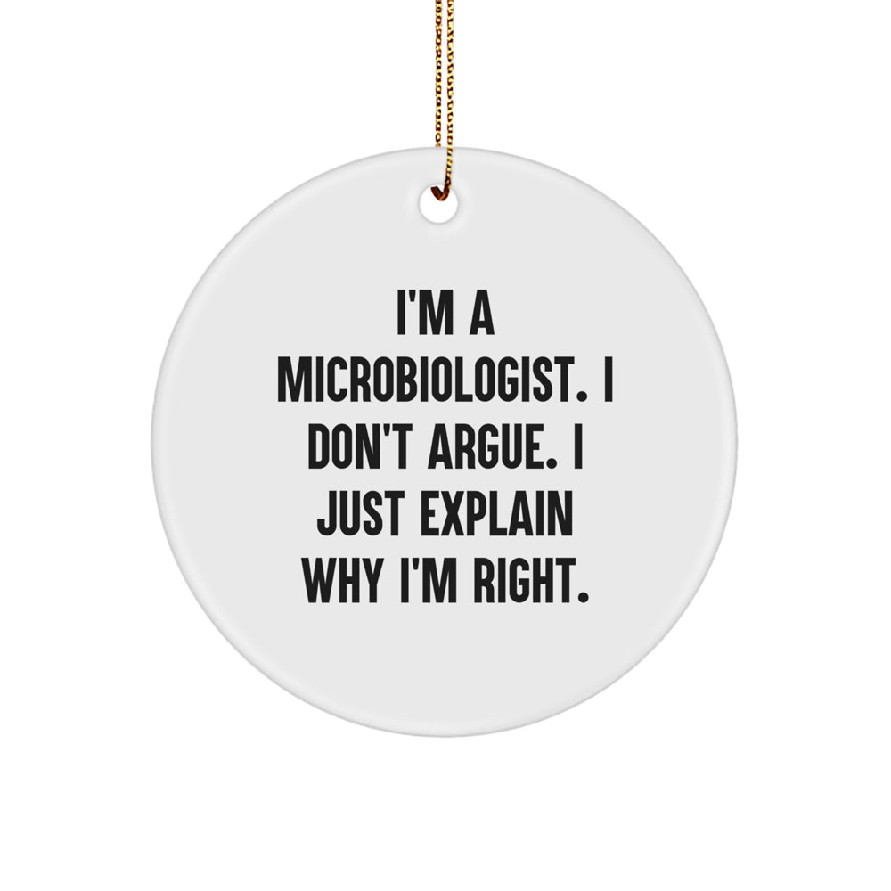 Funny Microbiologist Gifts for Him, Microbiologist Office Decor, Christmas Unique Gifts from Friends, Family, Coworkers - Image 1