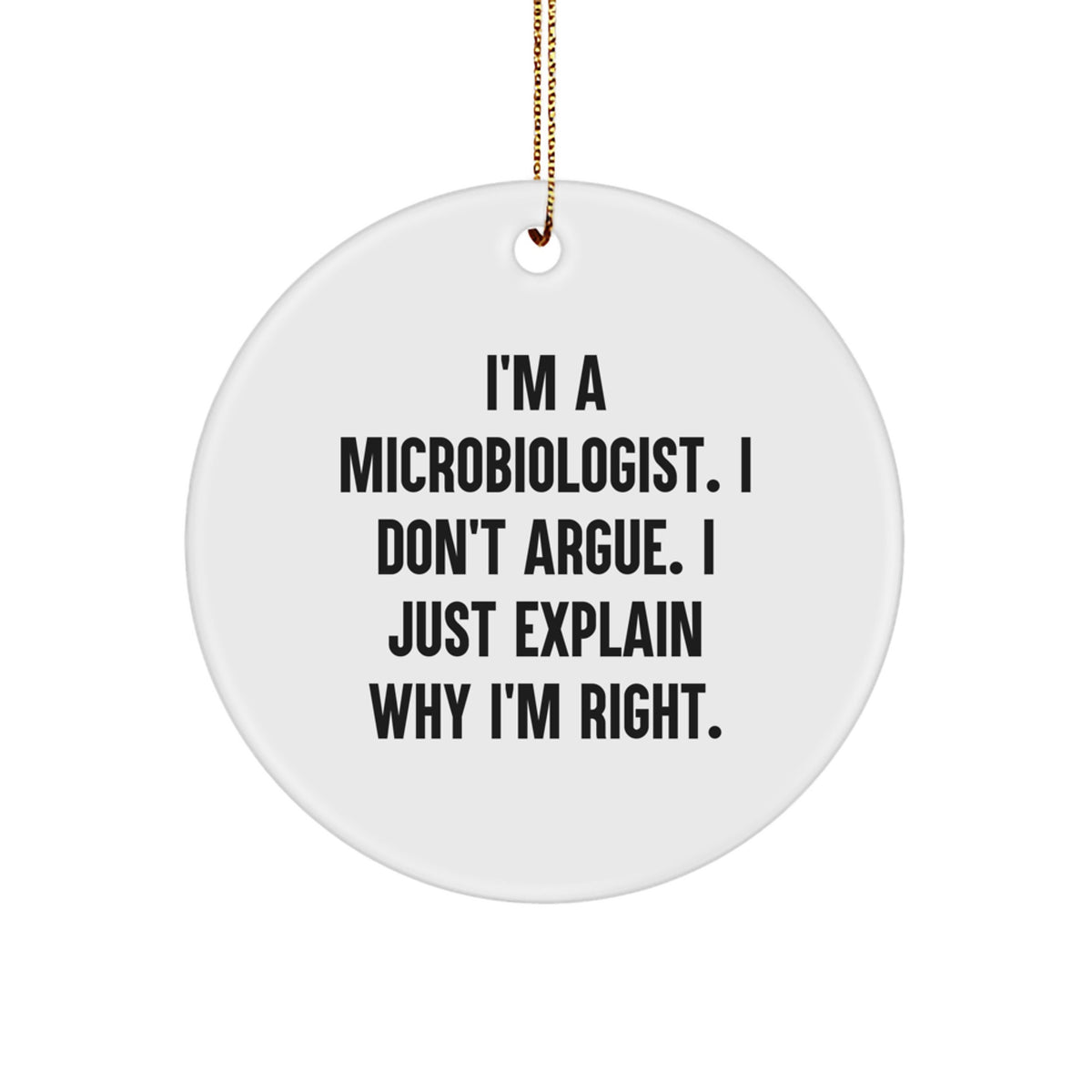 Funny Microbiologist Gifts for Him, Microbiologist Office Decor, Christmas Unique Gifts from Friends, Family, Coworkers - Image 1