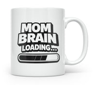Load image into Gallery viewer, Funny Mom Mug, Mom Brain Loading Coffee Cup, Relatable Mother Humor Gift
