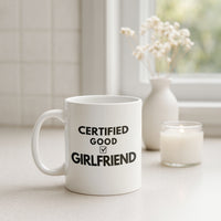 Load image into Gallery viewer, Certified Good Girlfriend Checkmark Mug for Gifts