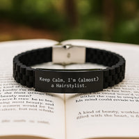 Load image into Gallery viewer, Quirky Hairstylist Glidelock Bracelet Novelty for Friends Birthday Gift - Image 2