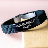 Load image into Gallery viewer, Father Keepsake Glidelock Bracelet Birthday Gift - Image 3