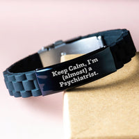 Load image into Gallery viewer, Birthday Gift for Her Psychiatrist Keepsake Glidelock Bracelet Present - Image 3