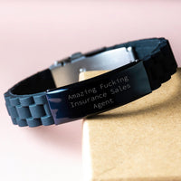 Load image into Gallery viewer, Insurance Agent Keepsake Premium Bracelet for Him Birthday Gift - Image 3