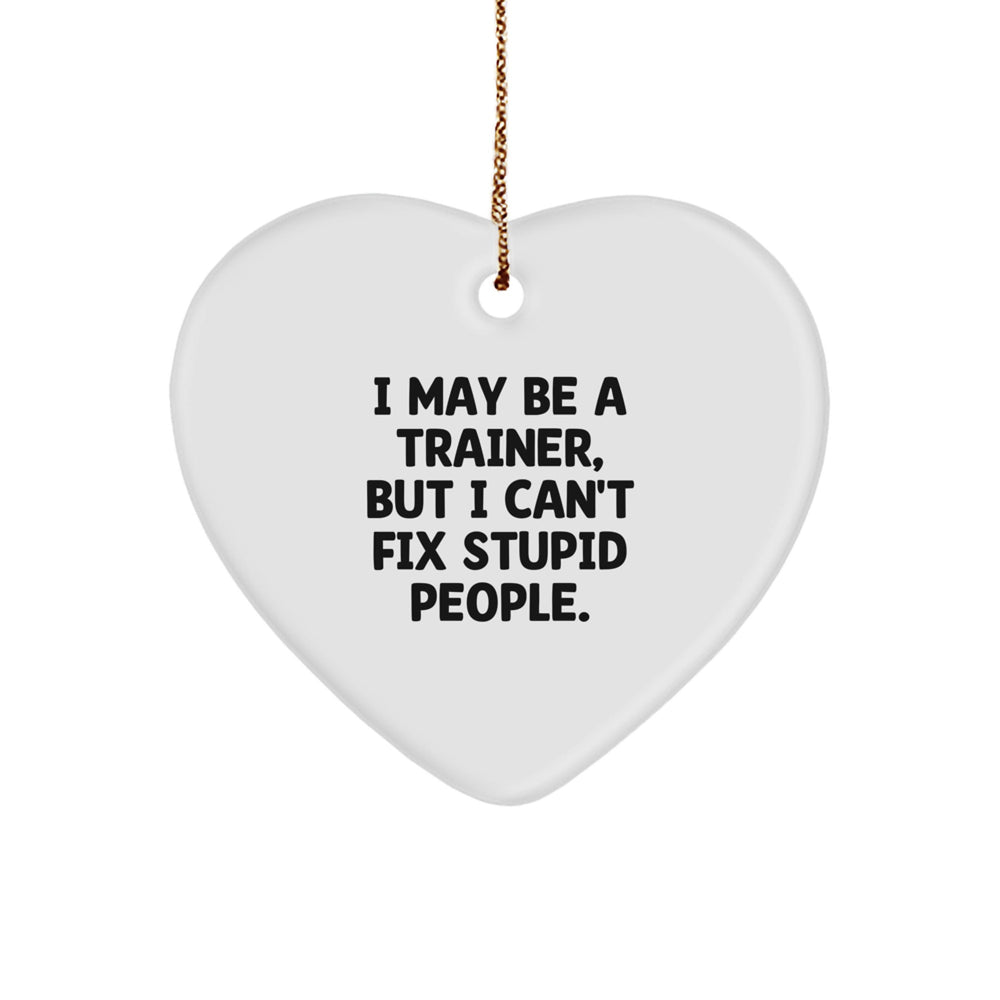 Funny Trainer Gifts from Friends for Men Women Christmas Unique Ornaments - Image 1