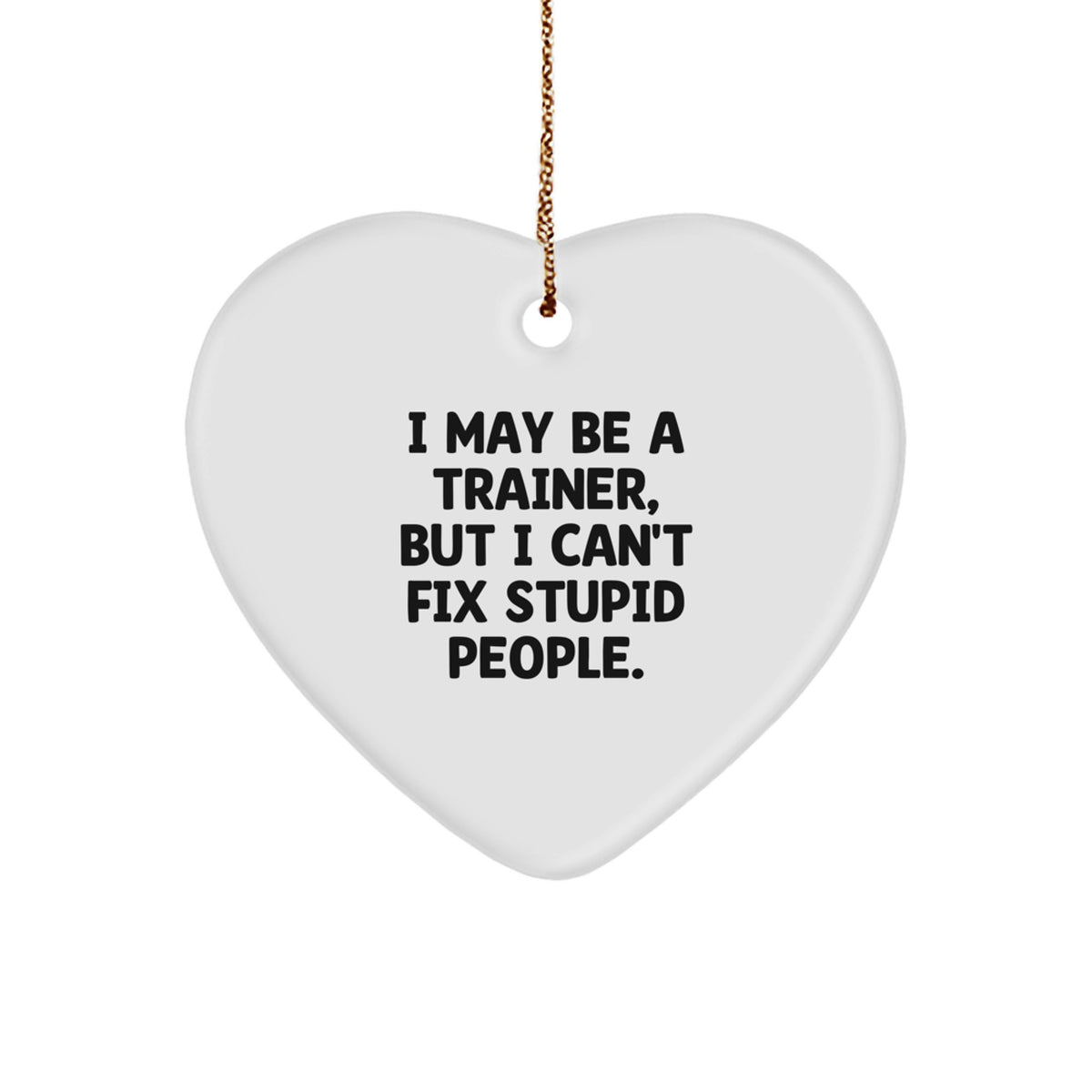 Funny Trainer Gifts from Friends for Men Women Christmas Unique Ornaments - Image 1