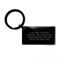 Load image into Gallery viewer, Funny Rancher Keychains - Unique Gifts from Family for Dad on Father's Day - Image 1