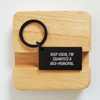 Load image into Gallery viewer, Vice-Principal Keepsake Keychain for Him Birthday Gift Keep Calm - Image 2