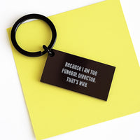 Load image into Gallery viewer, Funeral Director Keychain Keepsake Proud Birthday Gift for Him - Image 3