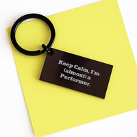 Load image into Gallery viewer, Performer Keepsake Keychain for Him Birthday Gift Celebrate Stage Life - Image 3