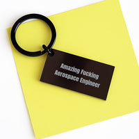 Load image into Gallery viewer, Aerospace Engineer Keepsake Keychain for Him Surprise Birthday Gift - Image 3
