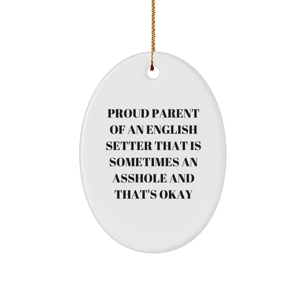 Funny English Setter Dog Gifts from Men to Proud Owners on Christmas Unique - Image 1