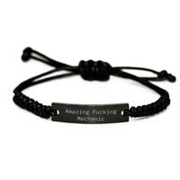 Load image into Gallery viewer, Mechanic Keepsake Rope Bracelet for Him Surprise Birthday Gift - Image 1
