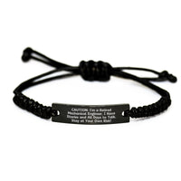 Load image into Gallery viewer, Funny Mechanical Engineer Rope Bracelet Gifts for Men Graduation Unique Presents from Friends - Image 1