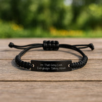 Load image into Gallery viewer, Cook Keepsake Rope Bracelet for Him Birthday Gift - Image 2