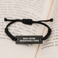 Load image into Gallery viewer, Funny Podiatrist Gift, Best Effin' Rope Bracelet for Podiatrist Friends on Valentine's Gifts from Men to Women - Image 3