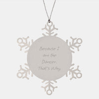 Load image into Gallery viewer, Dancer Snowflake Ornament Gifts for Men Women Friends Family Christmas Unique - Image 1