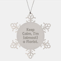 Load image into Gallery viewer, Funny Snowflake Ornament Gifts from Men to Florist Friends on Christmas Unique Occasion - Image 1