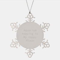 Load image into Gallery viewer, Aquarium Keeping Enthusiasts&#39; Delight, Snowflake Ornament, Gifts from Friends, for Men, Women, and Family, Christmas Unique Gifts - Image 1
