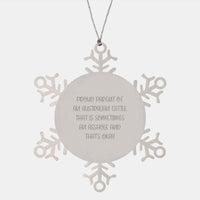 Load image into Gallery viewer, Funny Australian Cattle Dog Christmas Unique Gifts from Family, Australian Cattle Dog Snowflake Ornament, Proud Parent Quote - Image 1
