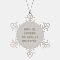 Load image into Gallery viewer, Valet Snowflake Ornament Premium Novelty for Friends Christmas Unique Gift - Image 1