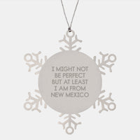 Load image into Gallery viewer, Funny New Mexico Snowflake Ornament Gifts from Friends to Family, Unique Christmas Decorations, Personalized Present for Women, Men, and New Mexico Enthusiasts - Image 1