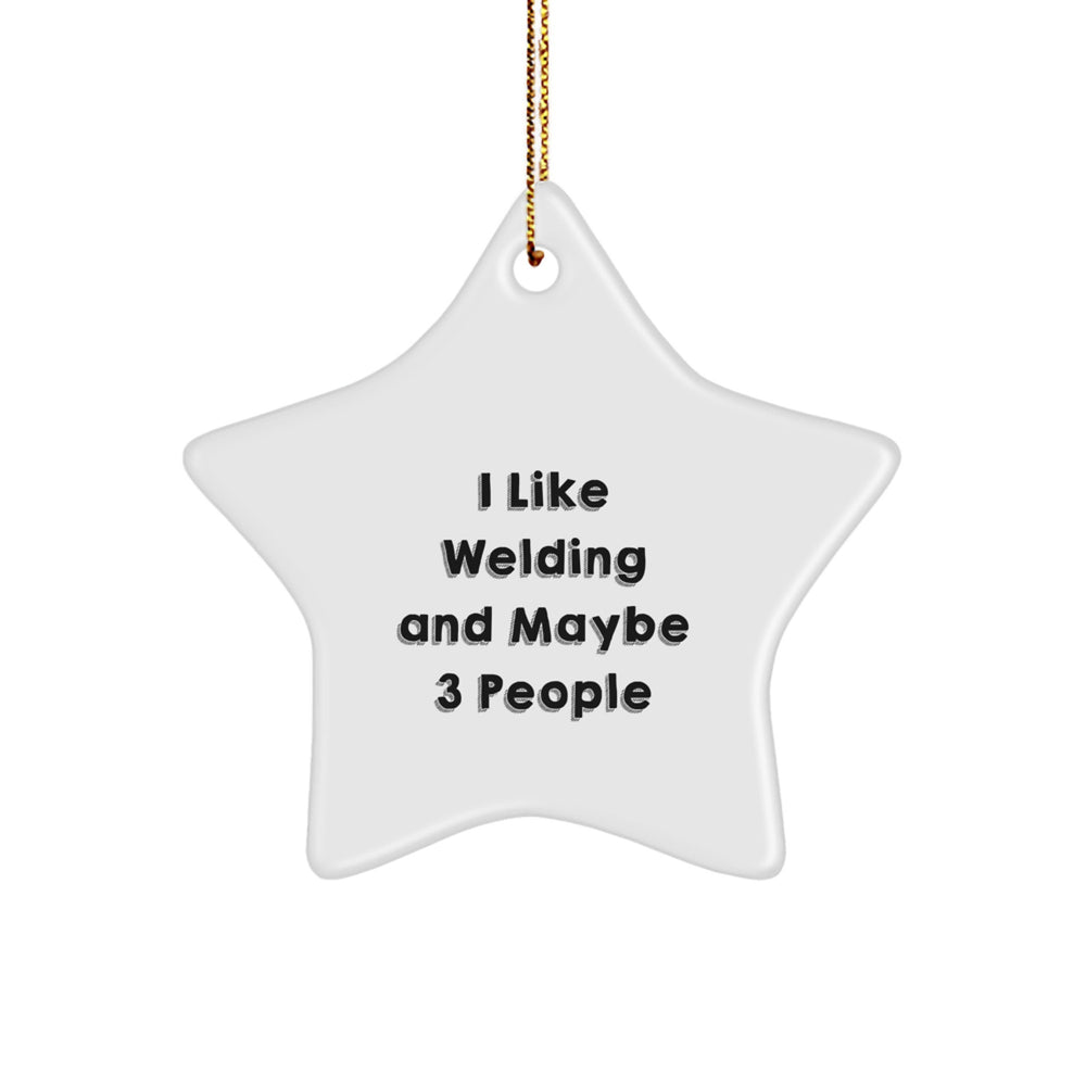 Welding Star Ornaments Gifts from Friends for Men on Christmas - Image 1