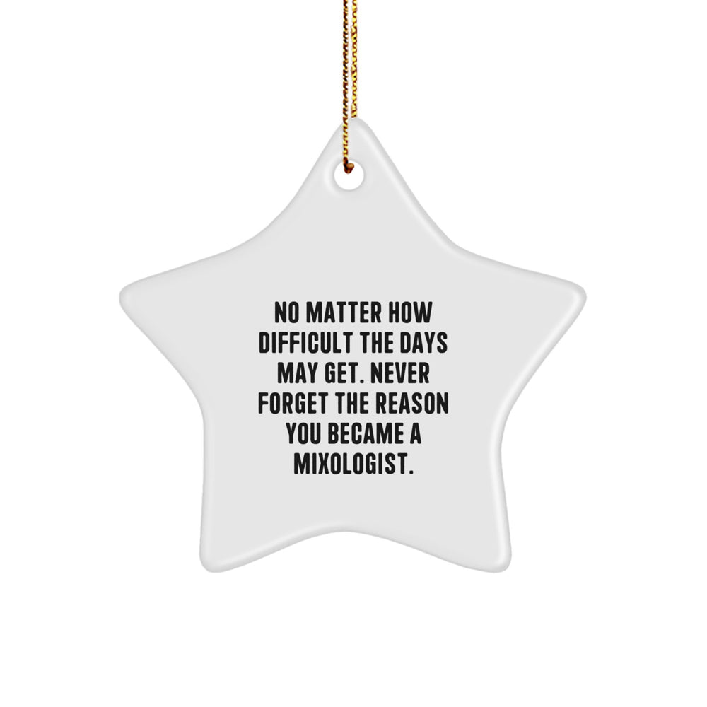 Funny Mixologist Gifts from Friends to Friends for Christmas Unique Star Ornaments that Inspire - Image 1