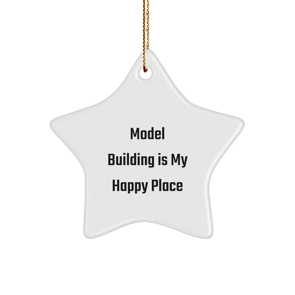 Model Building Gifts from Friends for Fans - Funny Star Ornament for Christmas Decorations - Image 1