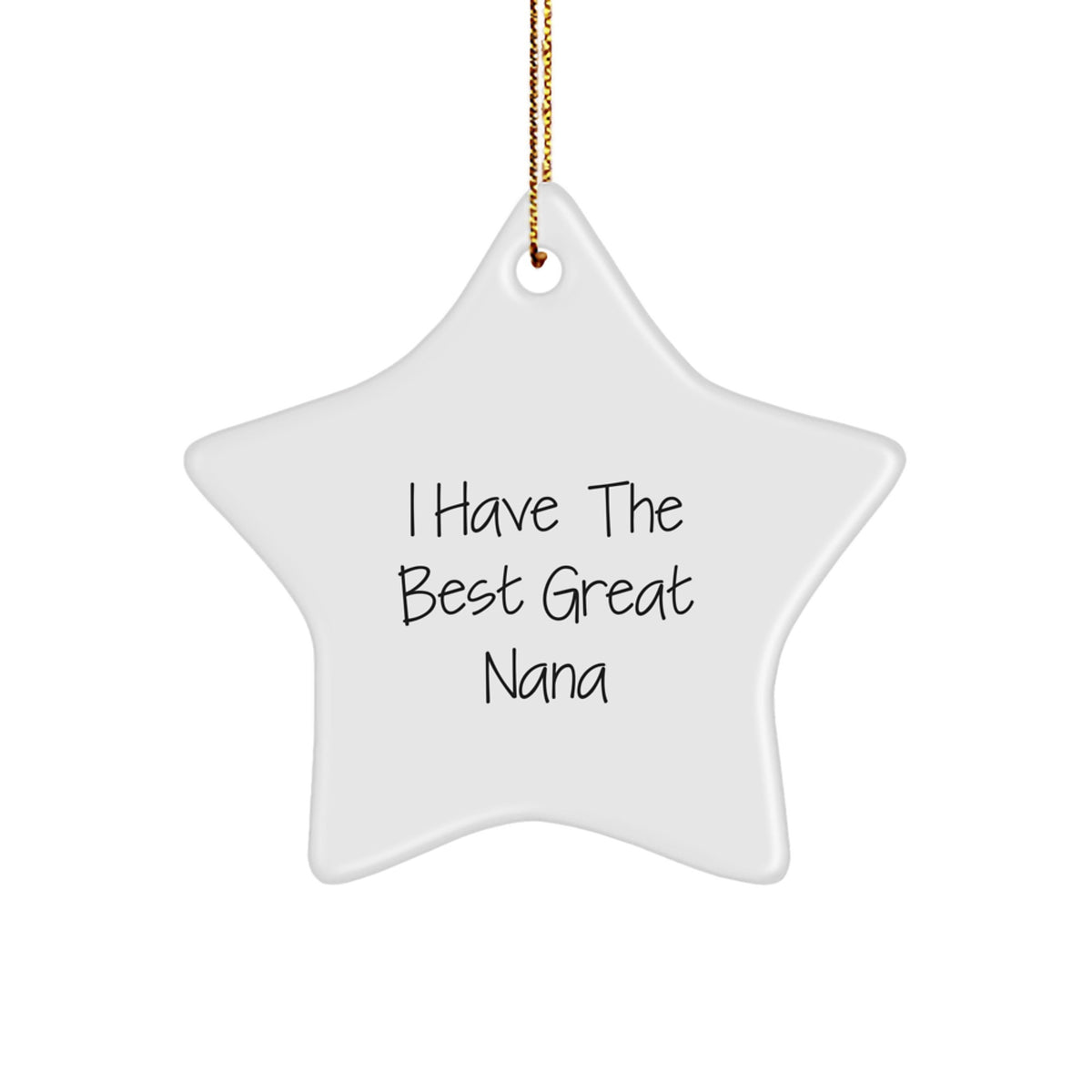 Funny Nana Gifts from Family, Christmas Unique Gifts for Nana, Star Ornament Decor - Image 1